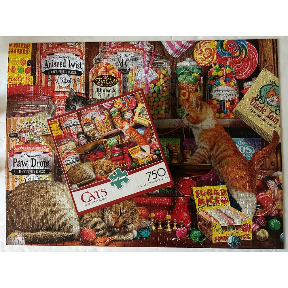 Cats 750 Piece Puzzle Sweet Shop Kittens